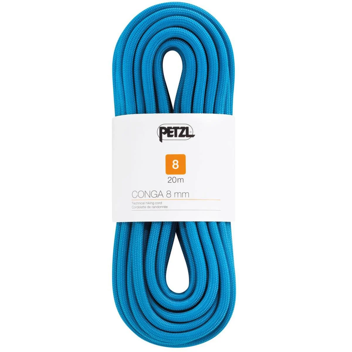 PETZL CONGA 8.0MM x 20M BLEU  - Climbing cord