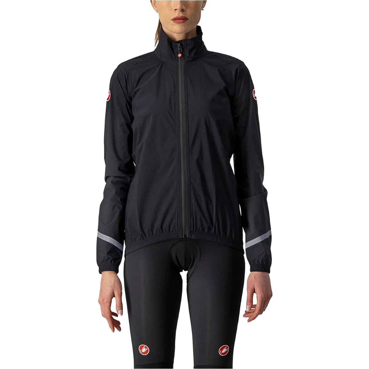 CASTELLI VESTE EMERGENCY 2 RAIN W LIGHT BLACK  - Cycling jacket