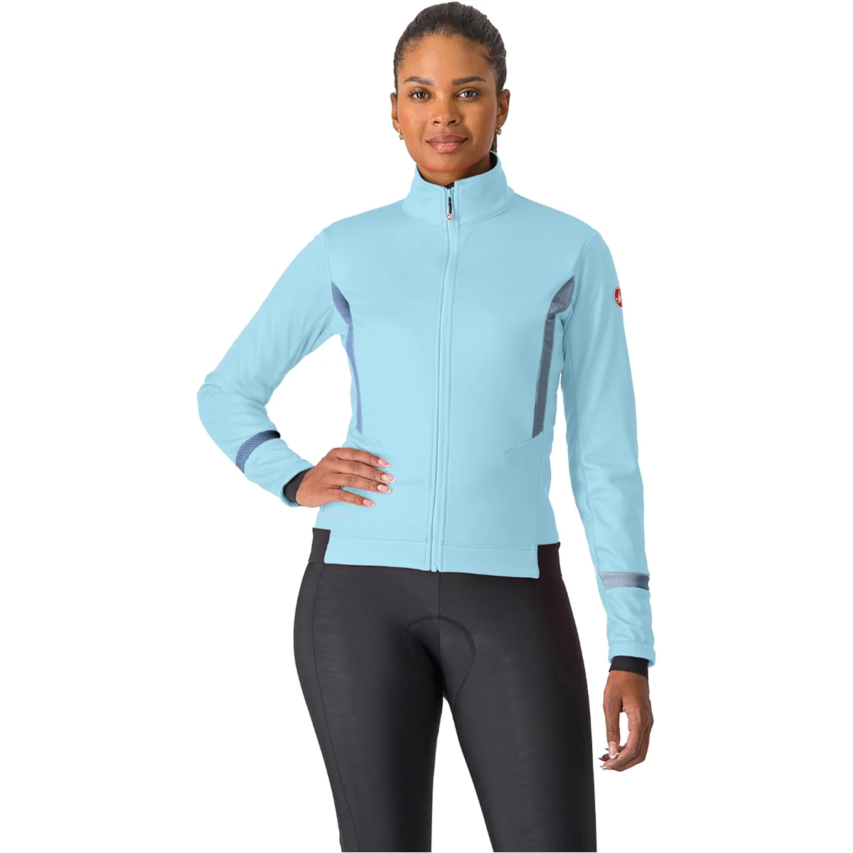 CASTELLI DINAMICA 2 JACKET W GLACIER LAKE/GRAY  - Cycling jacket