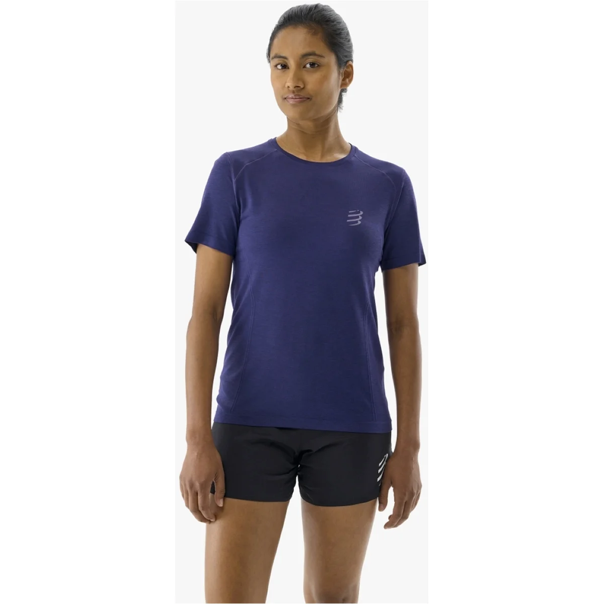 COMPRESSPORT PERFORMANCE SS TSHIRT W PRUPLE  - Trail running T-shirt