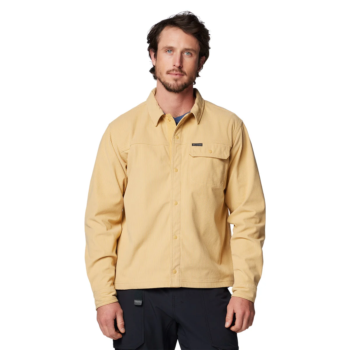 COLUMBIA FLARE GUN CORDUROY SHIRT LIGHT CAMEL  - Shirt