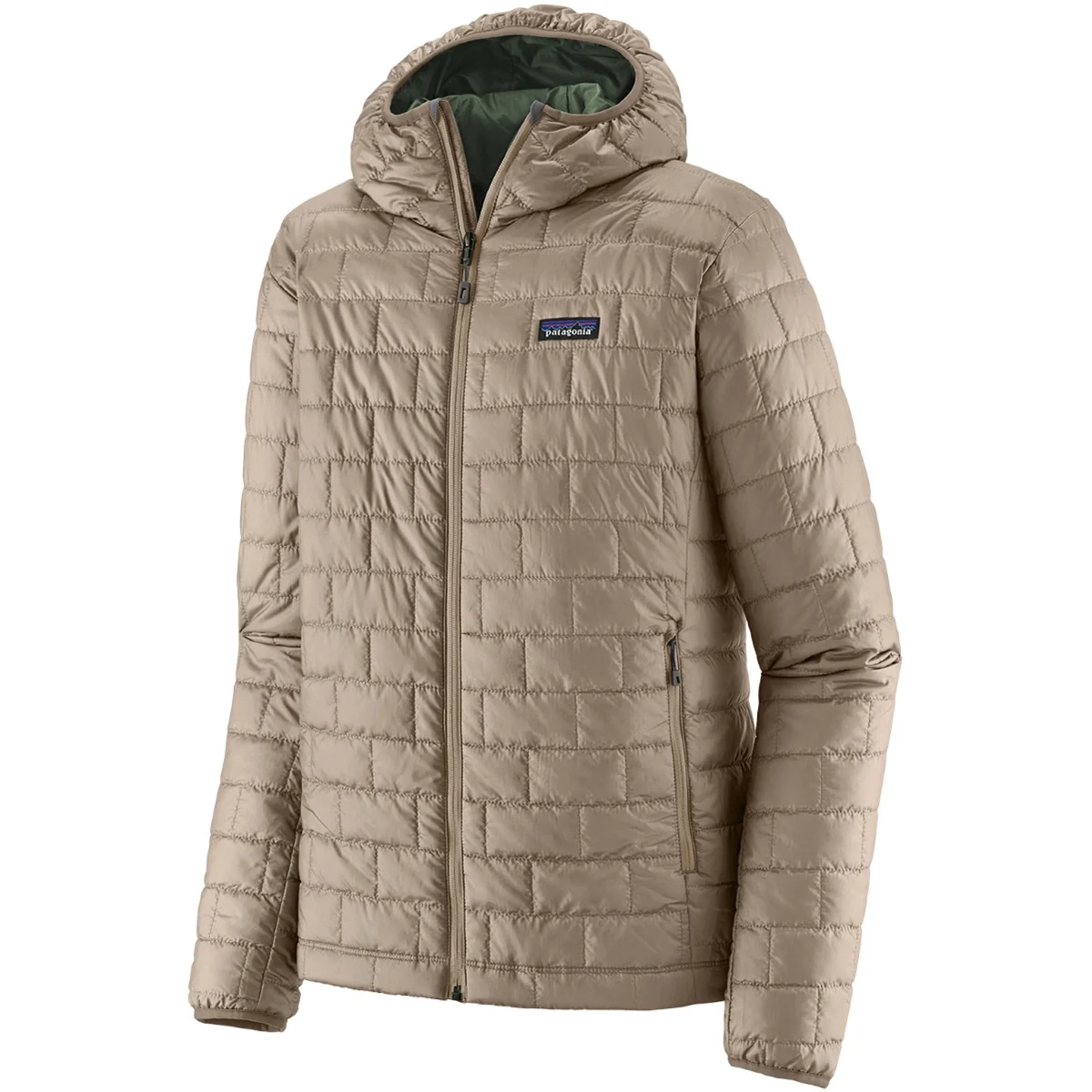 PATAGONIA M'S NANO PUFF HOODY SEABIRD GREY  - Hiking down jacket