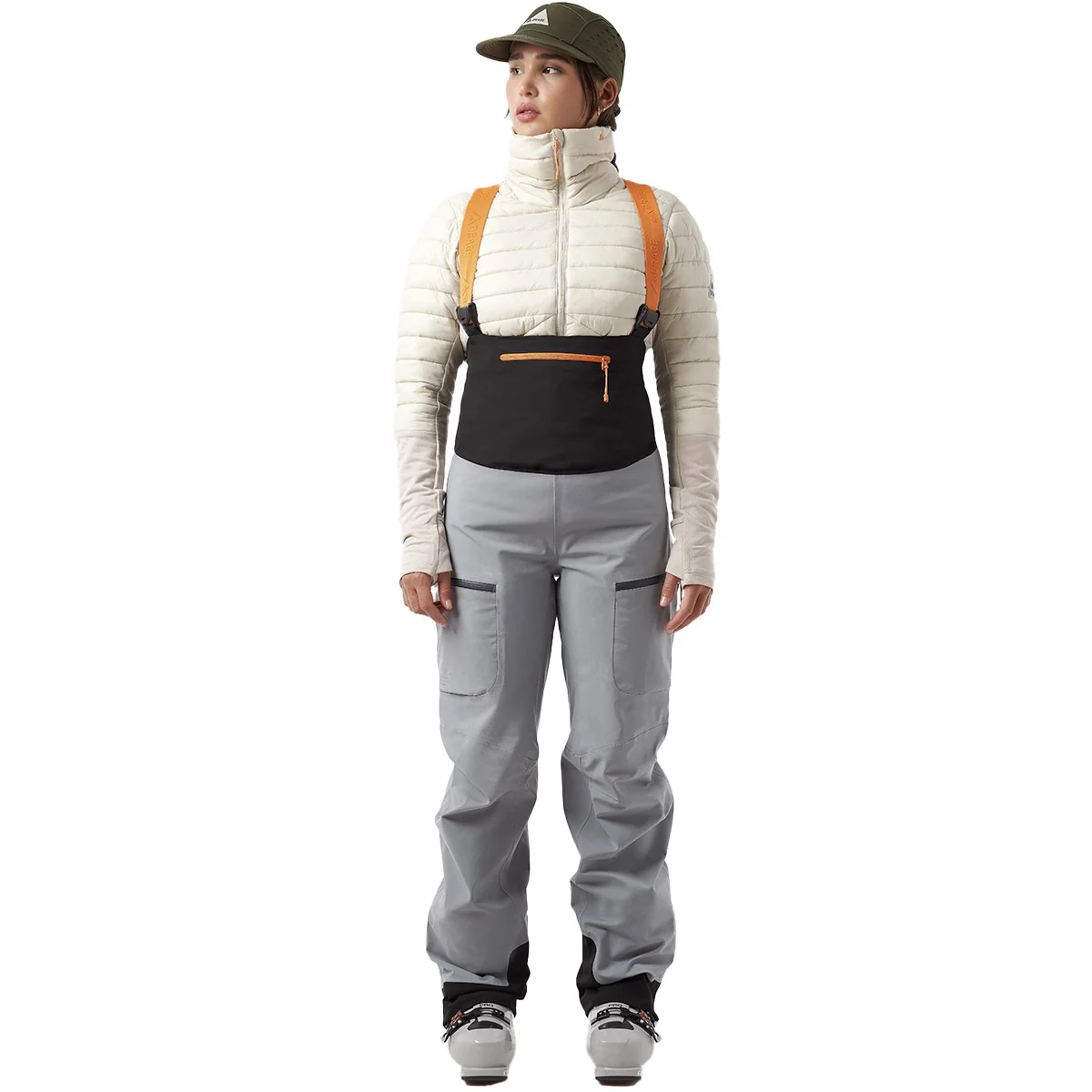 ORAGE W MTN-X CLIFF 3L BIB LIGHT STEEL BLUE  - Ski trousers