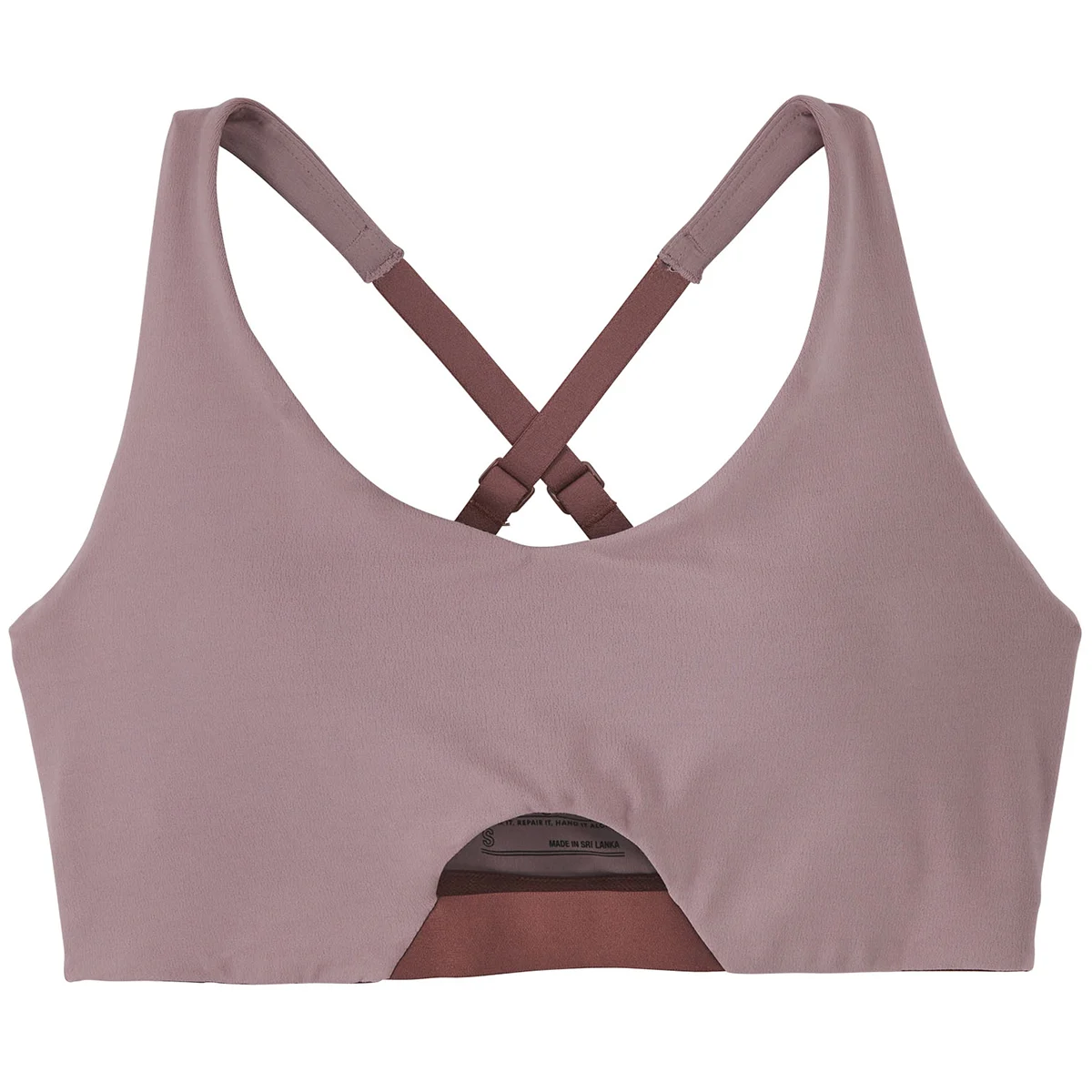 PATAGONIA W'S MAIPO LOW IMPACT ADJUSTABLE BRA STORMY MAUVE  - Trail running bra