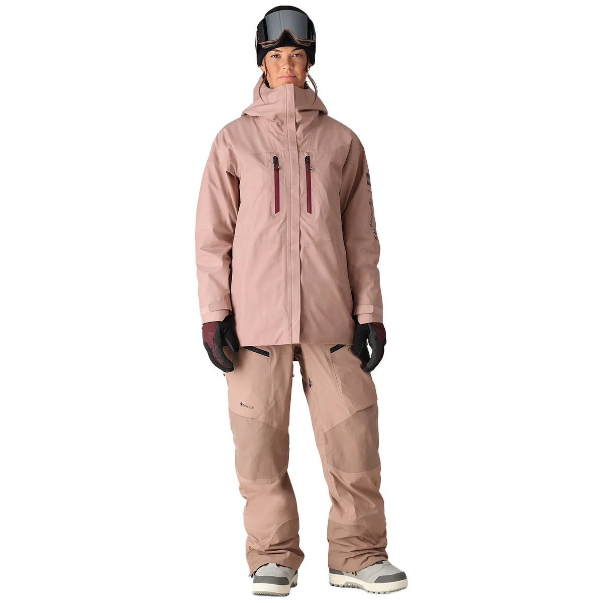 686 WMNS GORETEX STCH DISPATCH BIB ANTLER  - Snowboard trousers