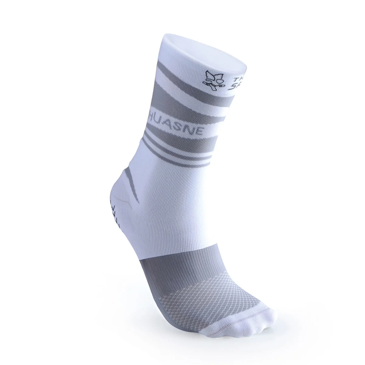 THUASNE GRIP PERFORMANCE MID SOCKS WHITE  - Compression socks