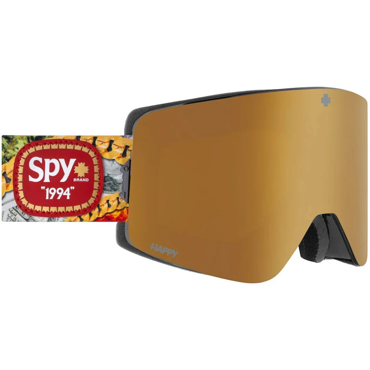 SPY MARAUDER ESSENTIALS - HAPPY GOLD MIRROR + HAPPY LL YELLOW GREEN MIRROR  - Ski goggles