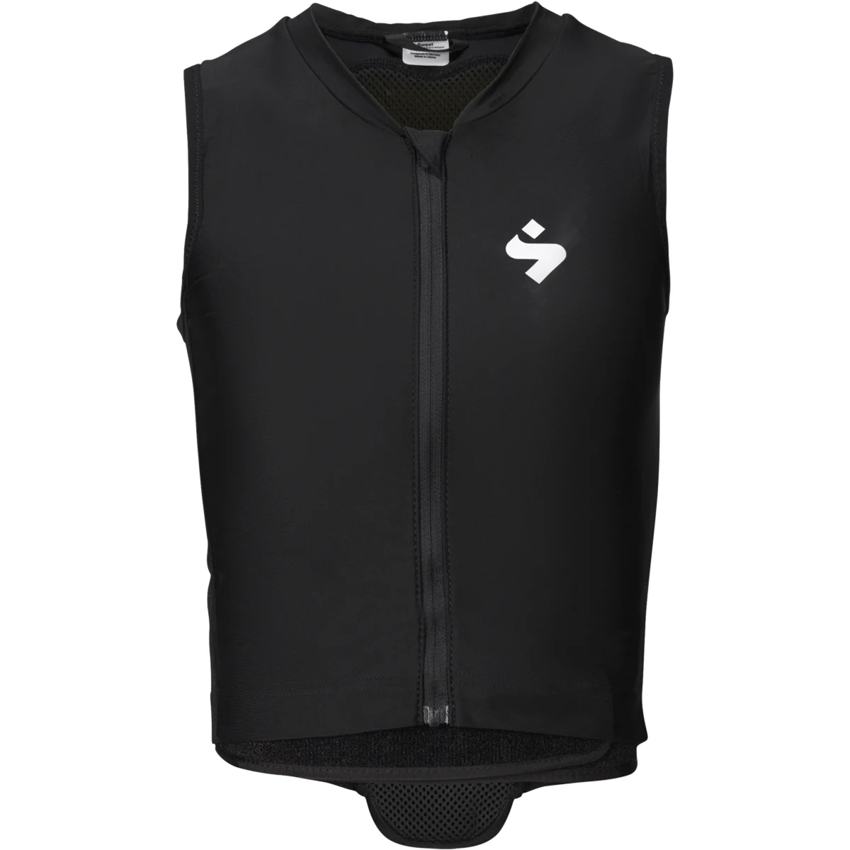 SWEET PROTECTION BACK PROTECTOR VEST JR TRUE BLACK  - Snowboard back protector