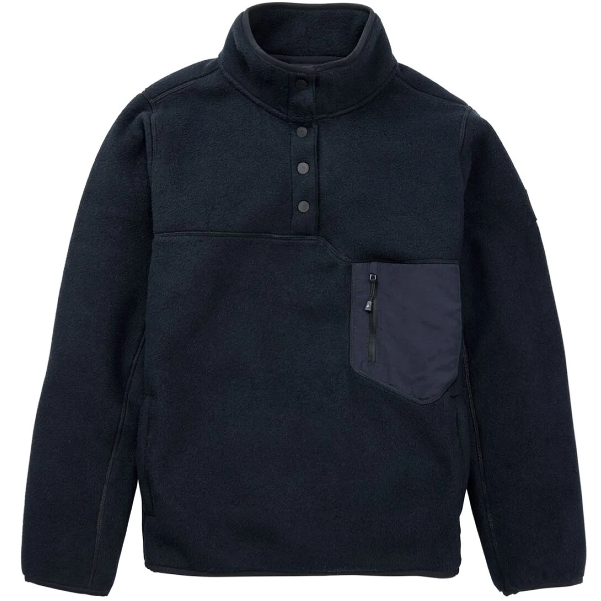 BURTON W CINDER PO TRUE BLACK  - Snowboard fleece sweatshirt