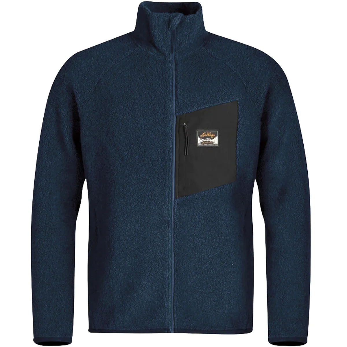 LUNDHAGS FLOK WOOL MS LIGHT NAVY  - Hiking fleece jacket