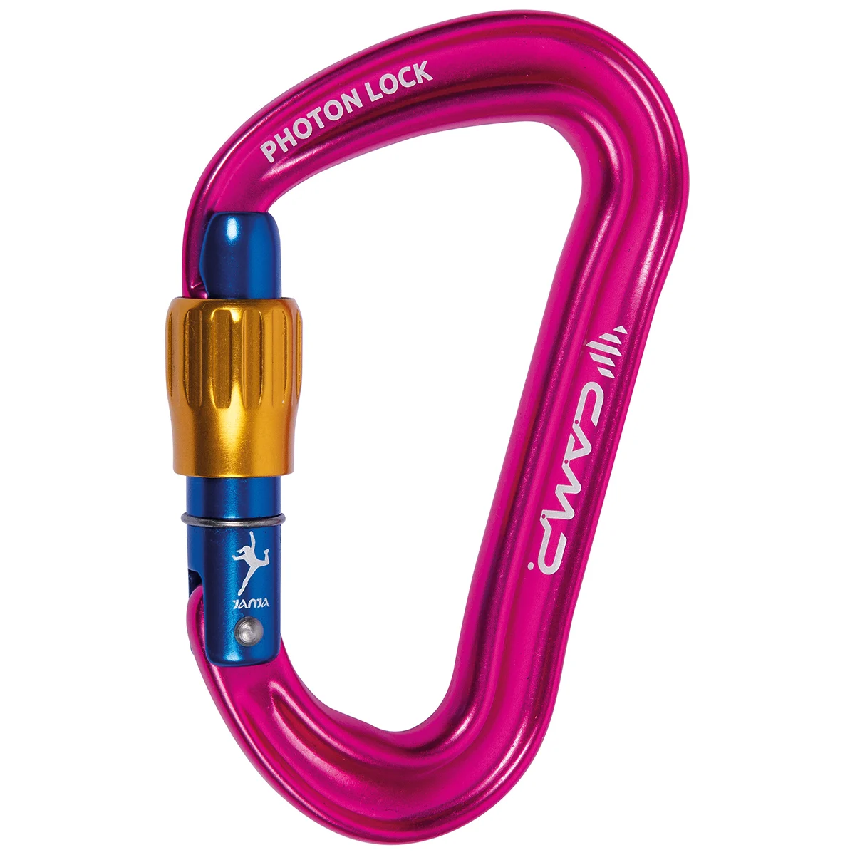 CAMP PHOTON LOCK JANJA FUCHSIA  - Climbing carabiner