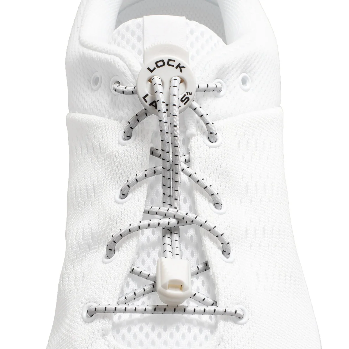 LOCK LACE CLASSIC WHITE/WHITE  - Trail running lace
