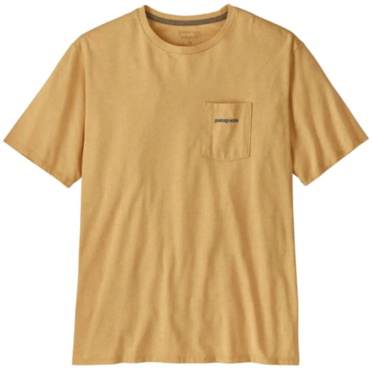 PATAGONIA M'S BOARDSHORT LOGO POCKET RESPONSIBILI-TEE BEESWAX TAN  - T-shirt