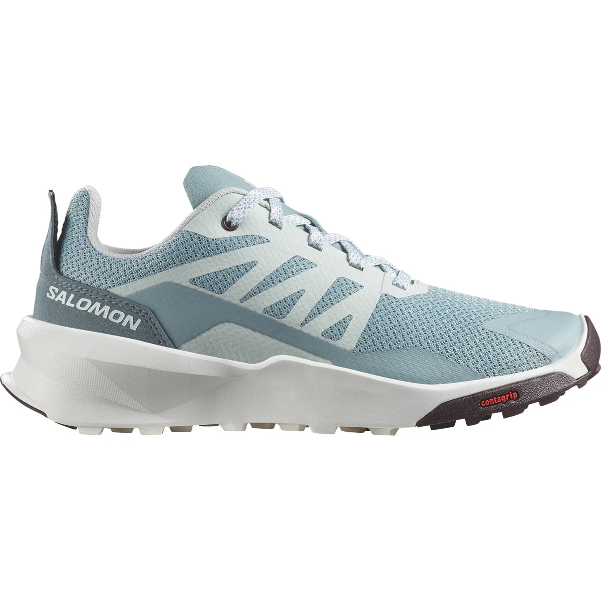 SALOMON PATROL J TOURMALINE/ICE FLOW/PLUM PERFECT  - Trail running shoes