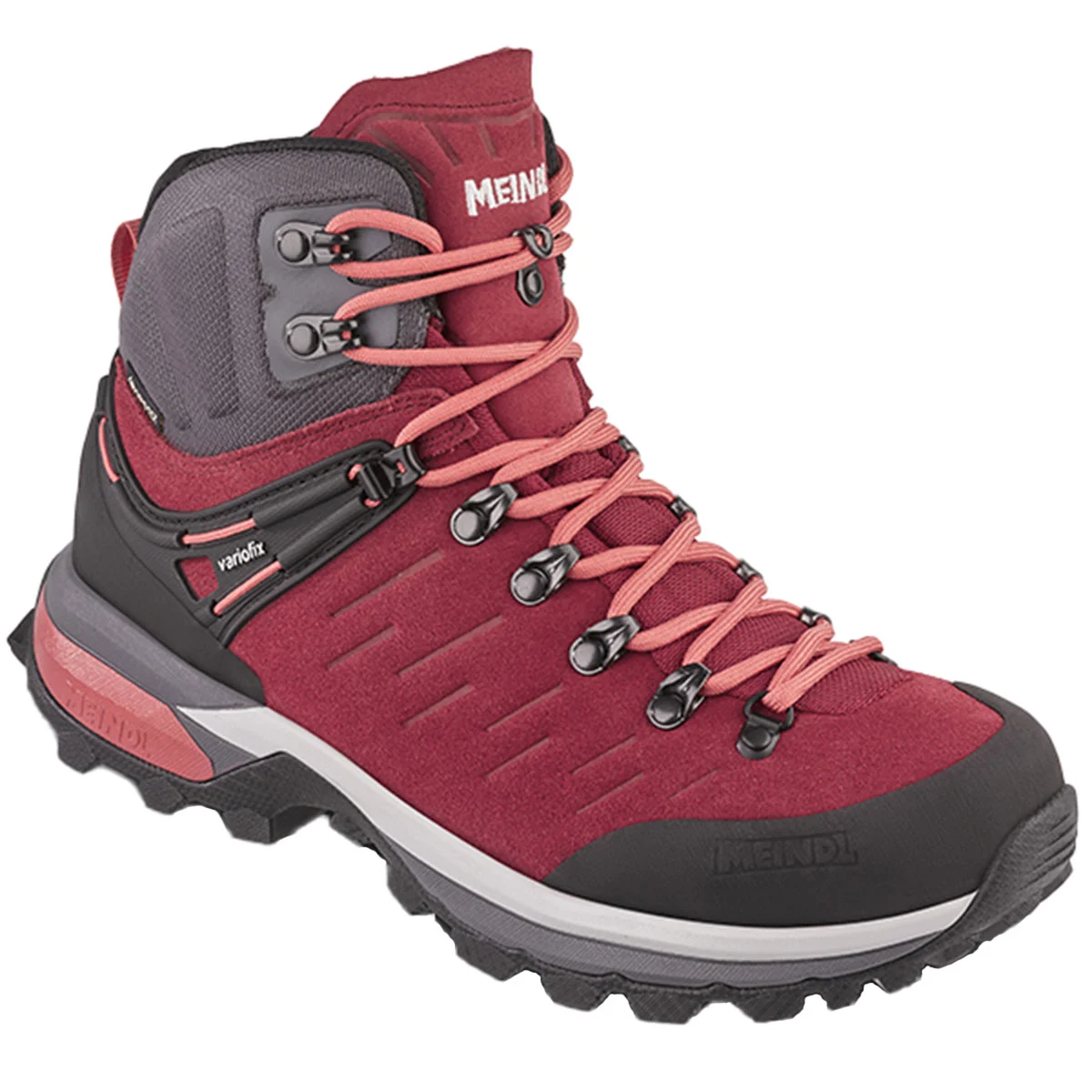 MEINDL MILFORD LADY GORE-TEX RUBINROT/LACHS  - Mid-rise hiking boot