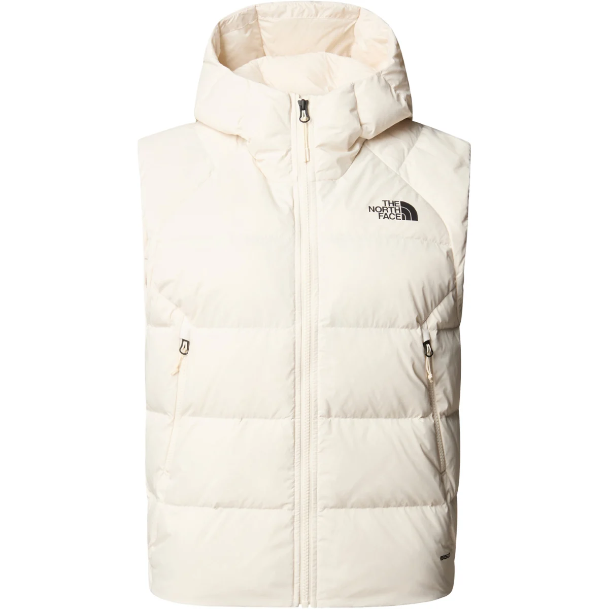 THE NORTH FACE W HYALITE VEST WHITE DUNE  - Down jacket
