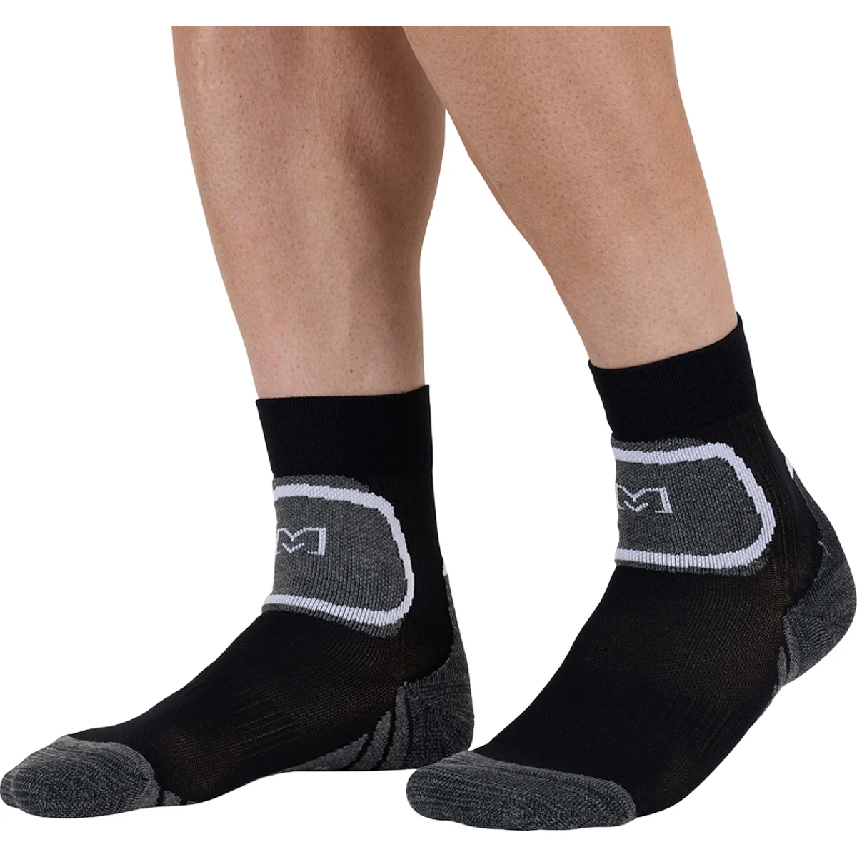 MONNET MID PERF BLACK  - Hiking socks
