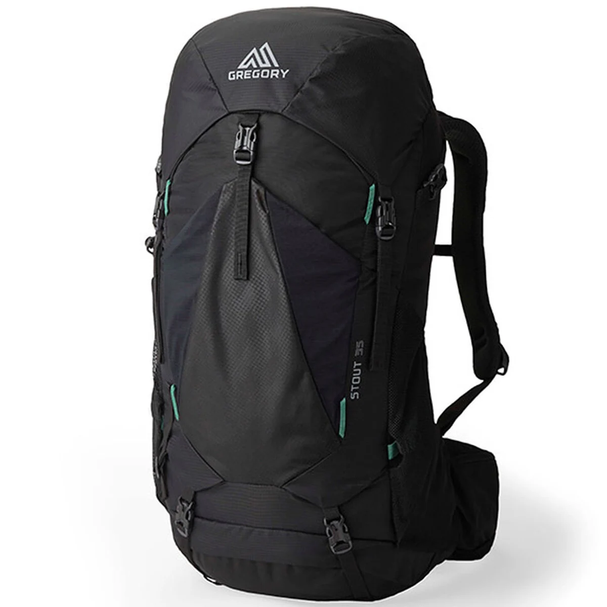 GREGORY STOUT 35 RC FOREST BLACK  - Hiking backpack