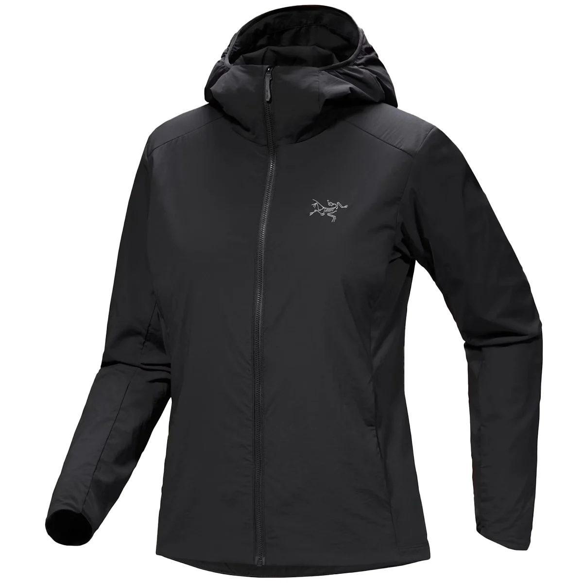 ARC'TERYX ATOM SL HOODY W BLACK  - Hiking down jacket
