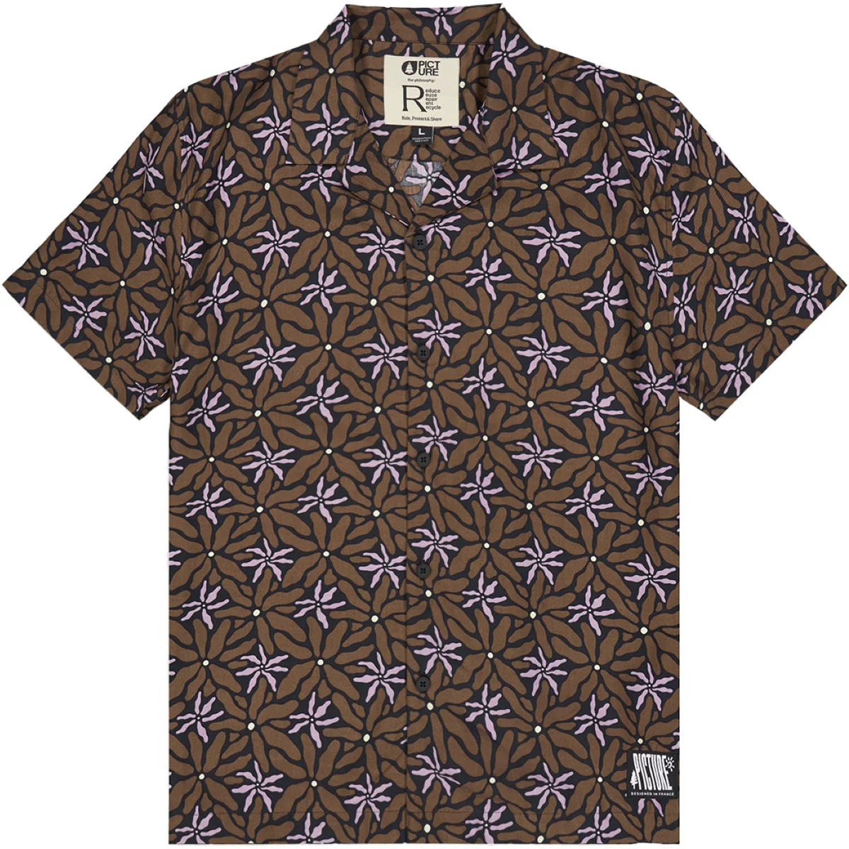 PICTURE MAREEBA SHIRT ALPINE ALPS PRINT  - Shirt