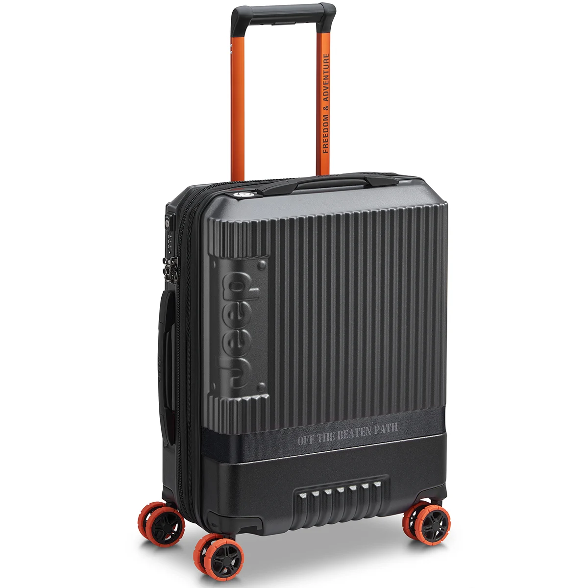 DELSEY PARIS JEEP VALISE TROLLEY CABINE SL 4DR 55 ANTHRACITE  - Suitcase