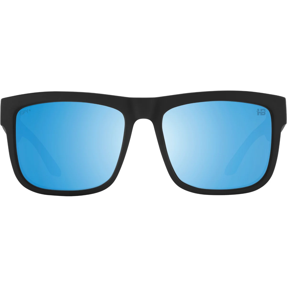 SPY DISCORD MATTE BLACK - HAPPY BOOST POLAR ICE BLUE MIRROR  - Lifestyle sunglasses