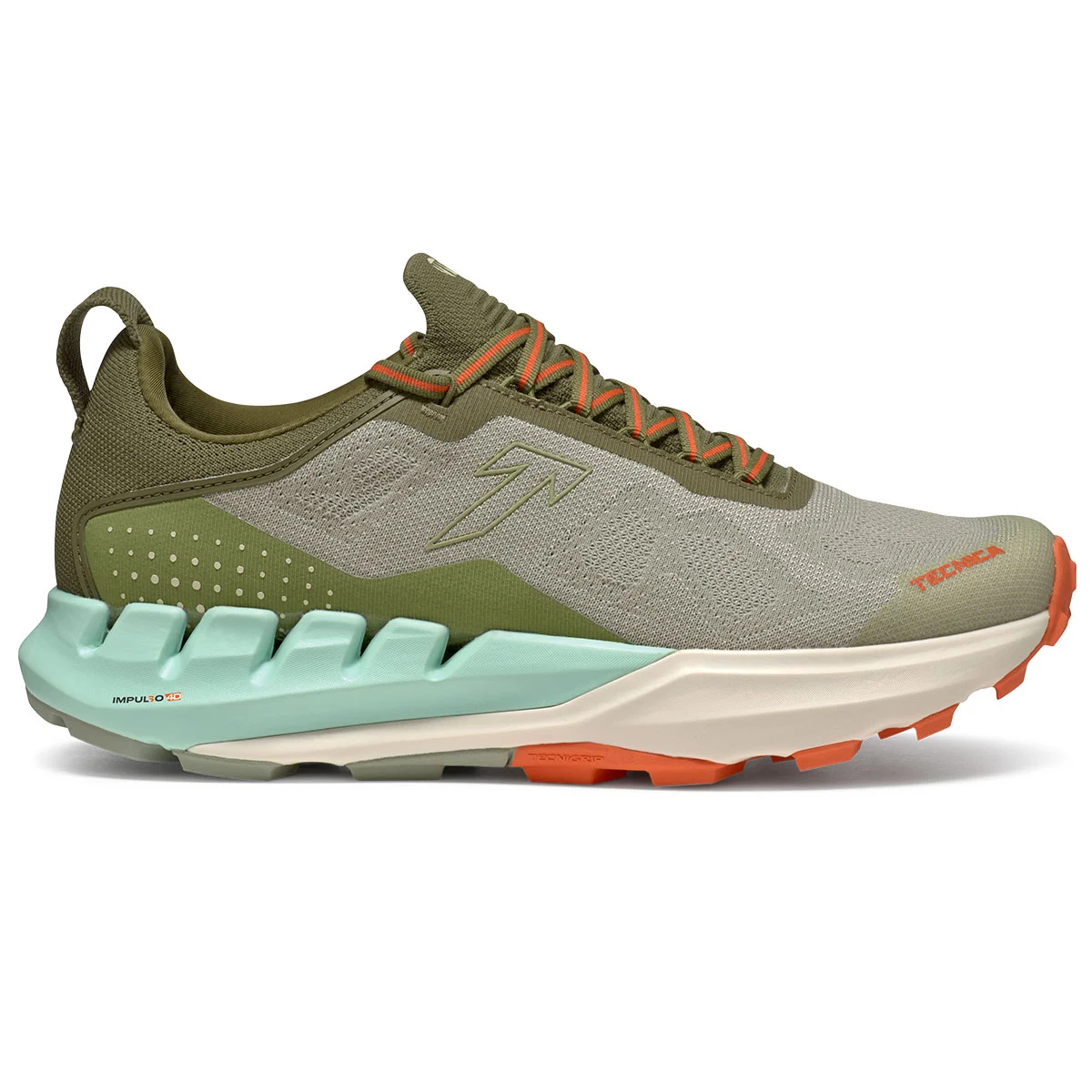 TECNICA PYROX XPLORE MS GREY/DARK GREEN  - Trail running shoes