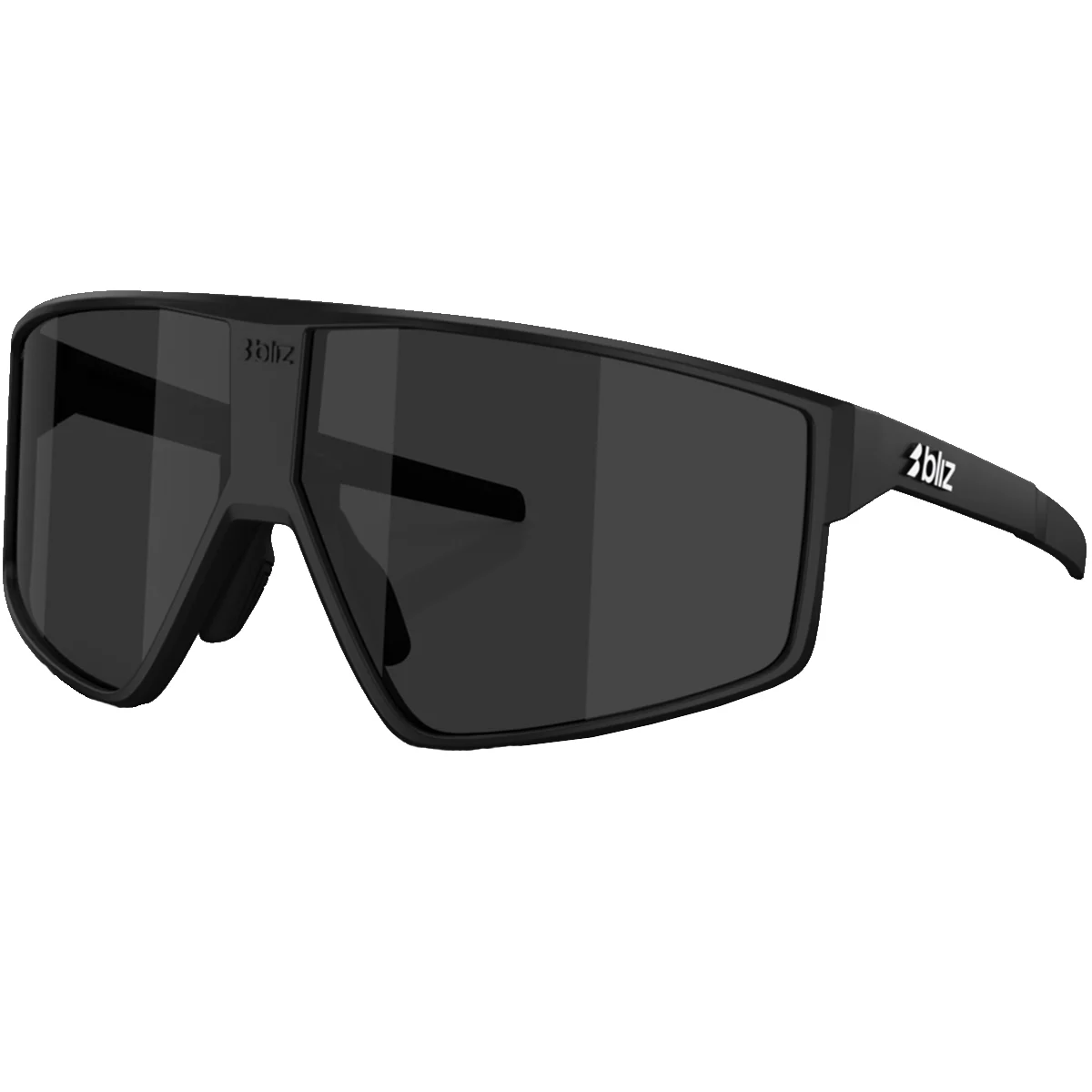 BLIZ P002S MATT BLACK/SMOKE  - Sport sunglasses