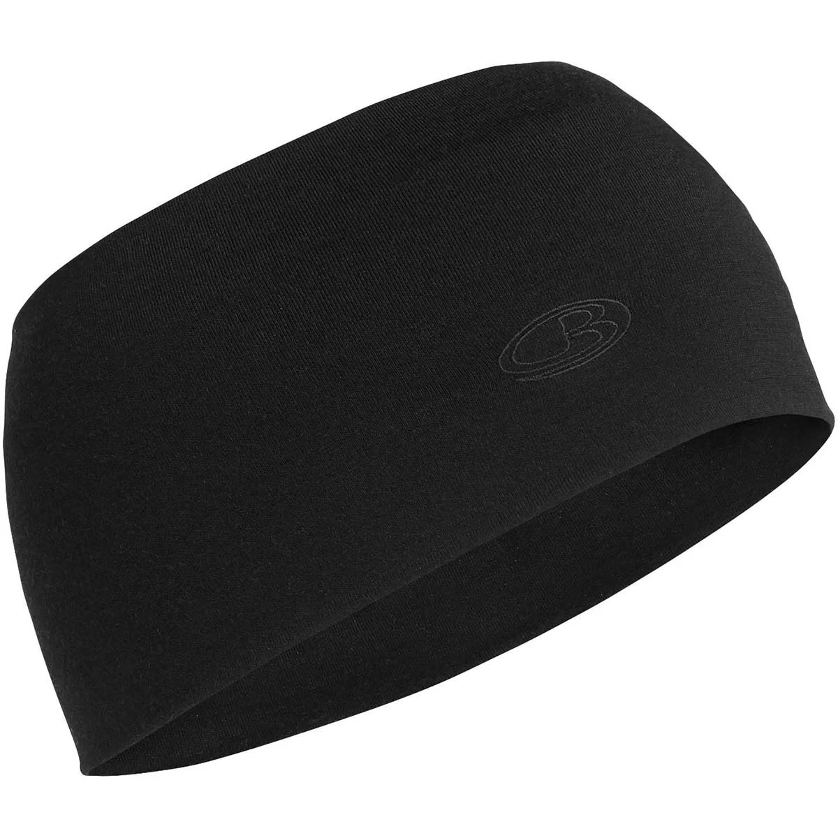 ICEBREAKER CHASE HEADBAND BLACK 23 BLACK  - Ski touring ski headband hat