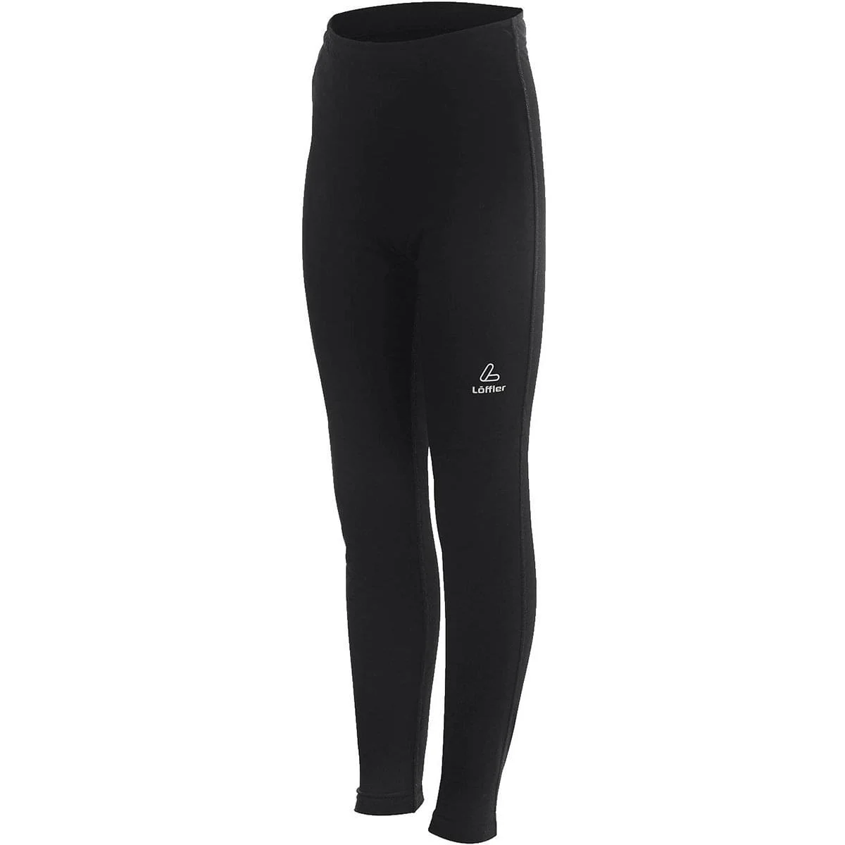 LÖFFLER KI. THERMO-TIGHTS LANG SCHWARZ  - Cross-country ski leggings