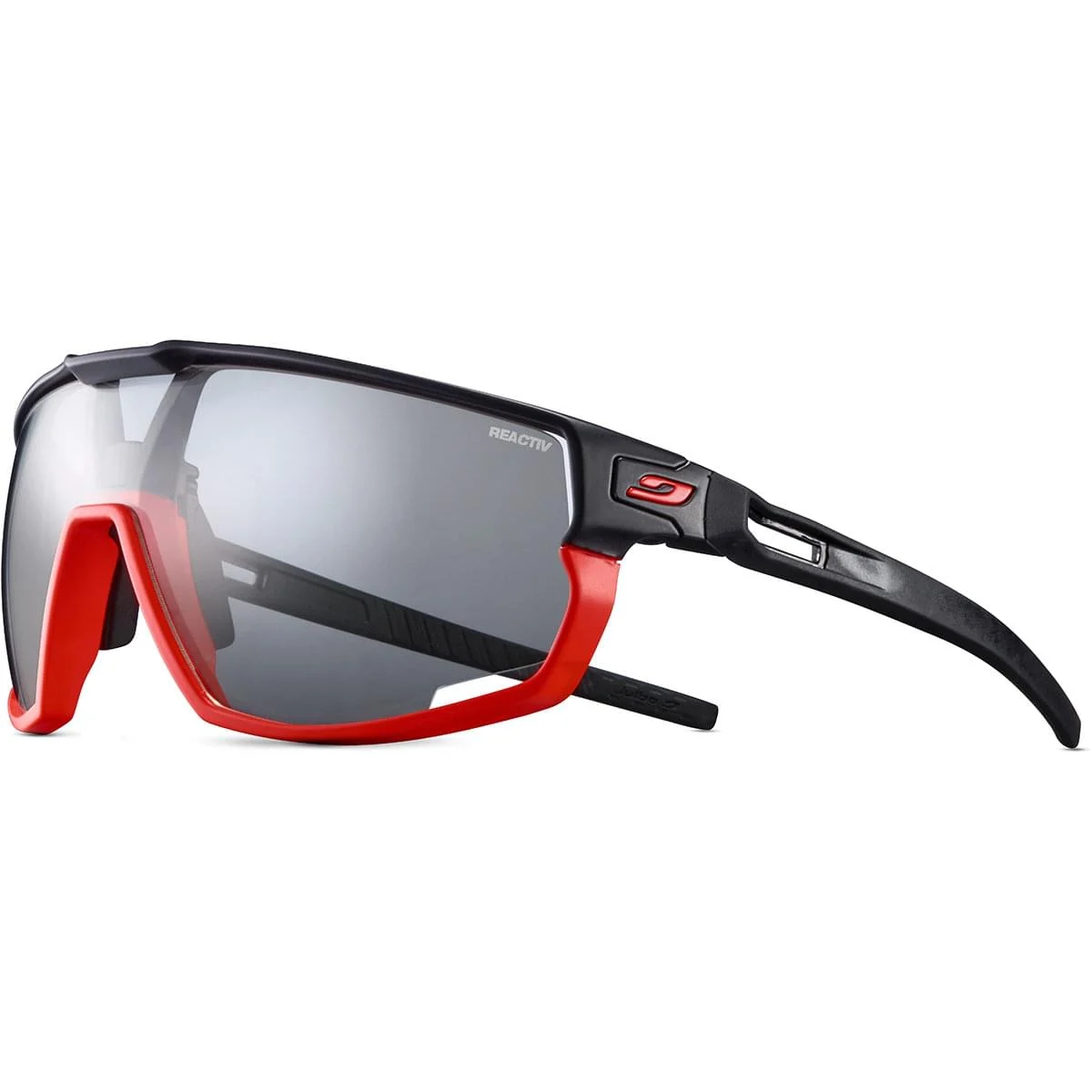 JULBO RUSH ORANGE/NOIR REACTIV P0-3 ORANGE NOIR  - Cycling sunglasses