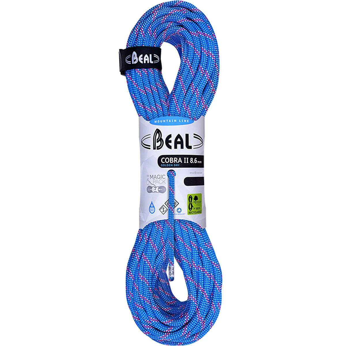 BEAL COBRA II 8.6MMGD x 50M BLUE  - Mountaineering rope