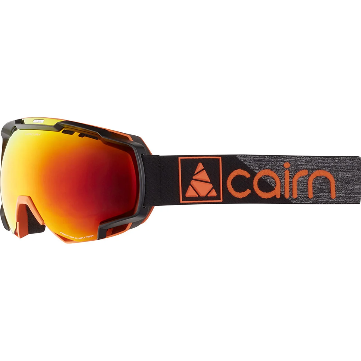 CAIRN MERCURY SPX3I MAT BLACK FIRE BLACK  - Ski goggles
