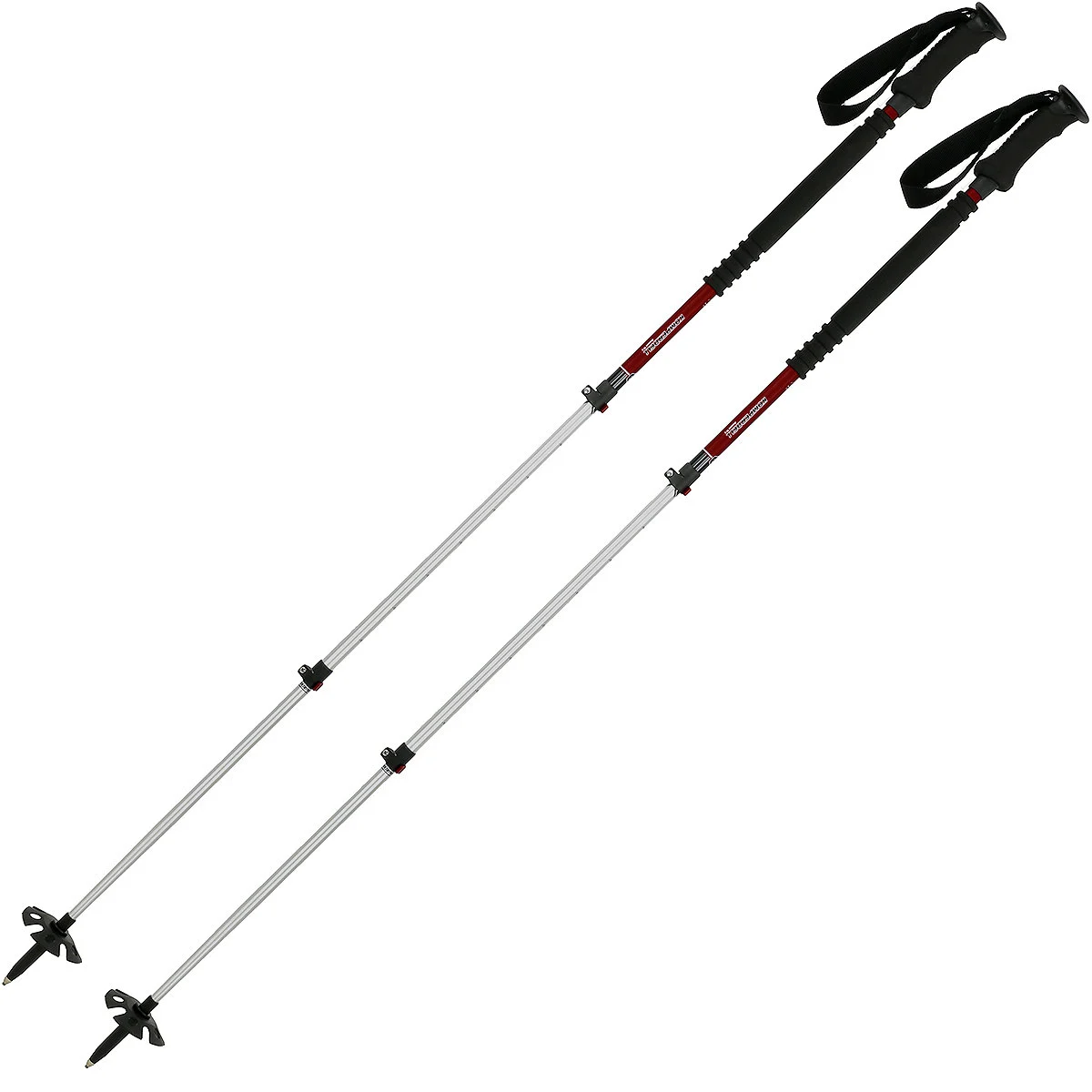 KOMPERDELL T3 ASCENT TI GREY/BORDEAUX  - Ski touring pole