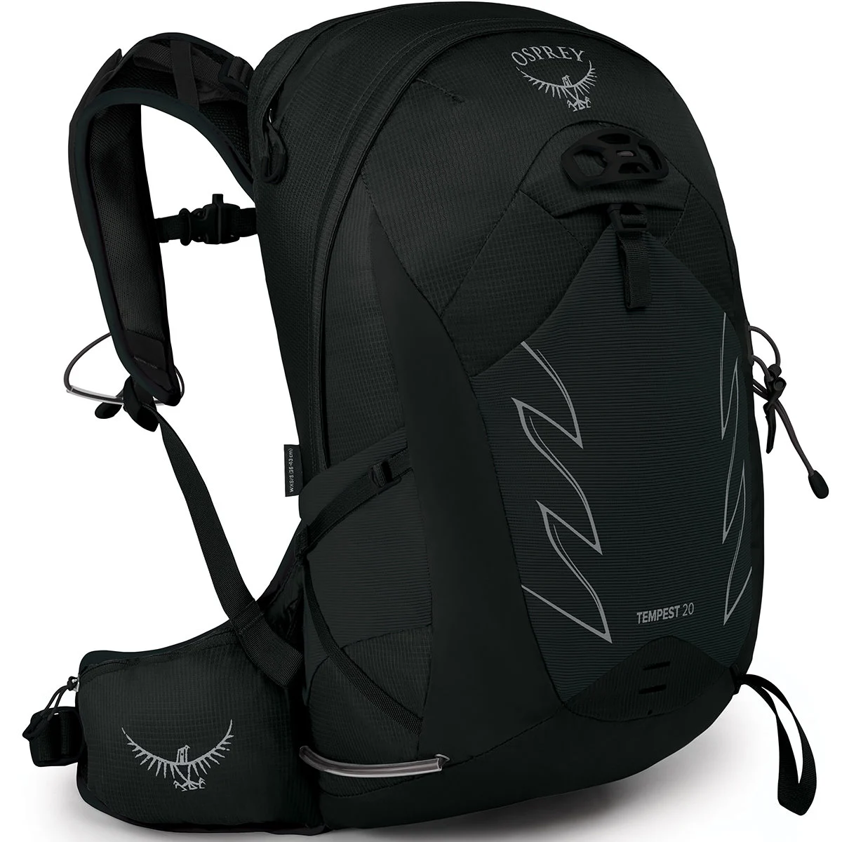 OSPREY TEMPEST 20 STEALTH BLACK  - Hiking backpack