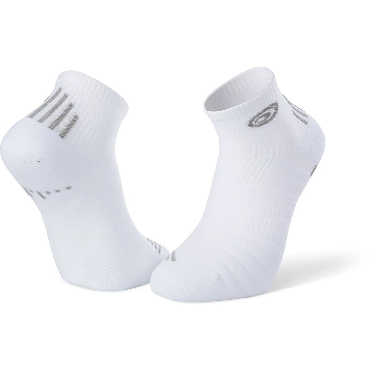 BV SPORT SOCQUETTE RUN ELITE BLANC/GRIS  - Running socks