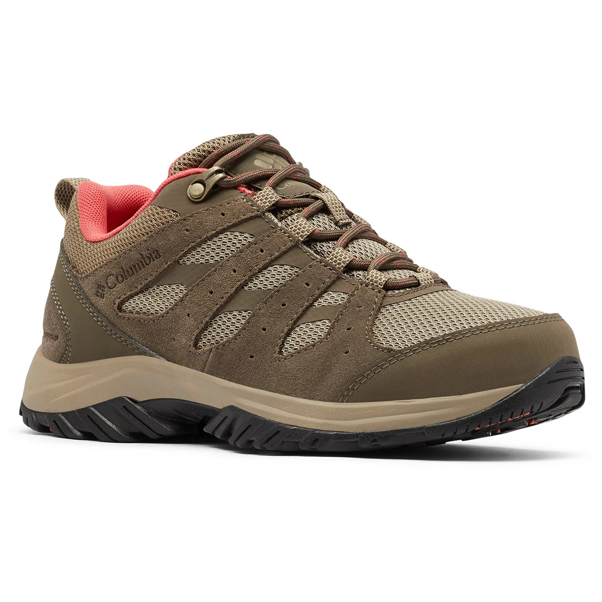 COLUMBIA REDMOND III WP WMNS PEBBLE, RED COR  - Low-rise hiking boot