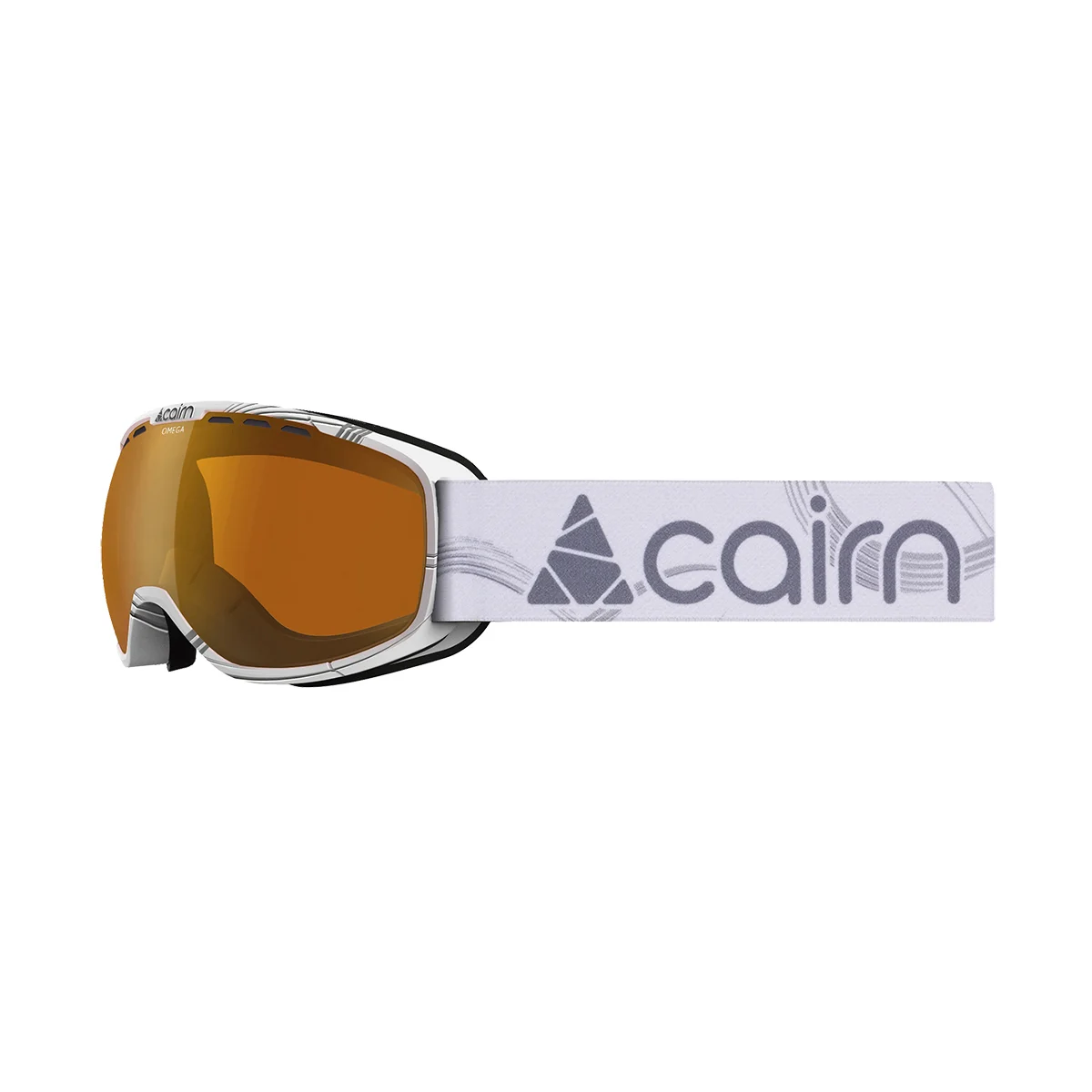 CAIRN OMEGA WHITE SILVER CURVE  - Ski goggles