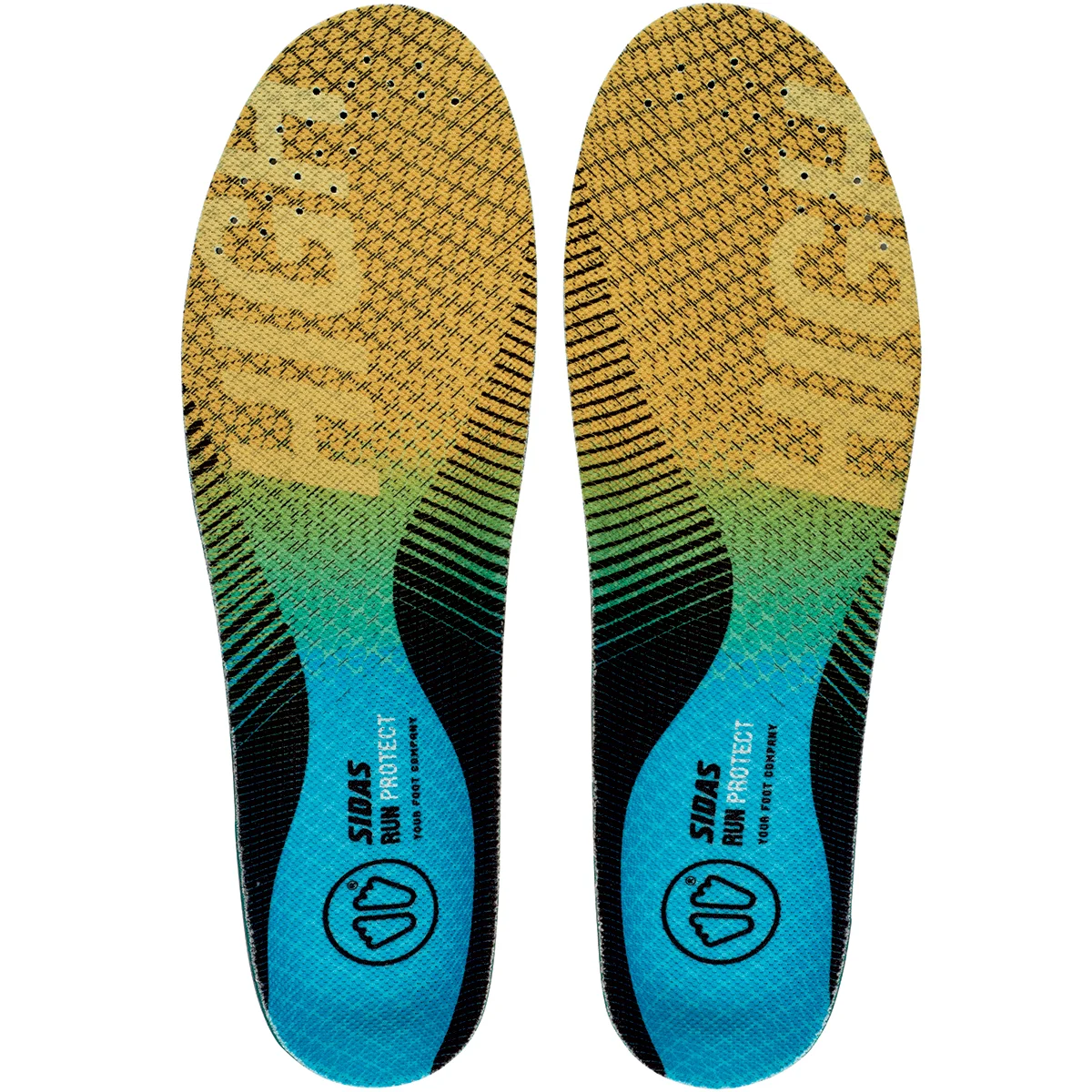 SIDAS 3FEET RUN PROTEC HIGH Unicolore  - Trail running insole