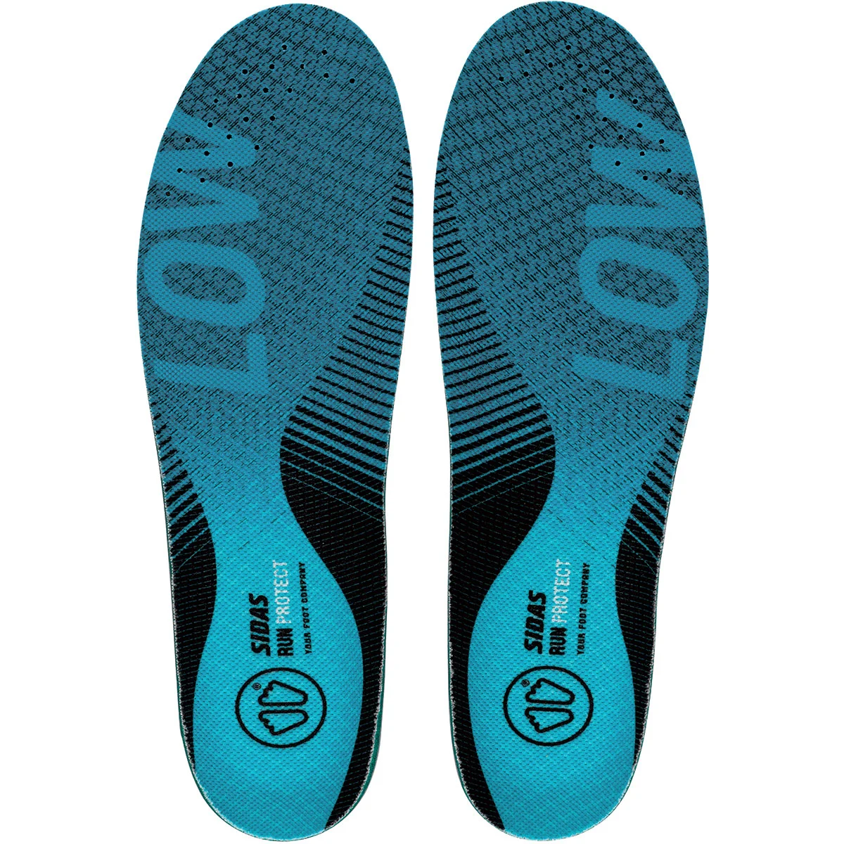 SIDAS 3FEET RUN PROTEC LOW Unicolore  - Trail running insole
