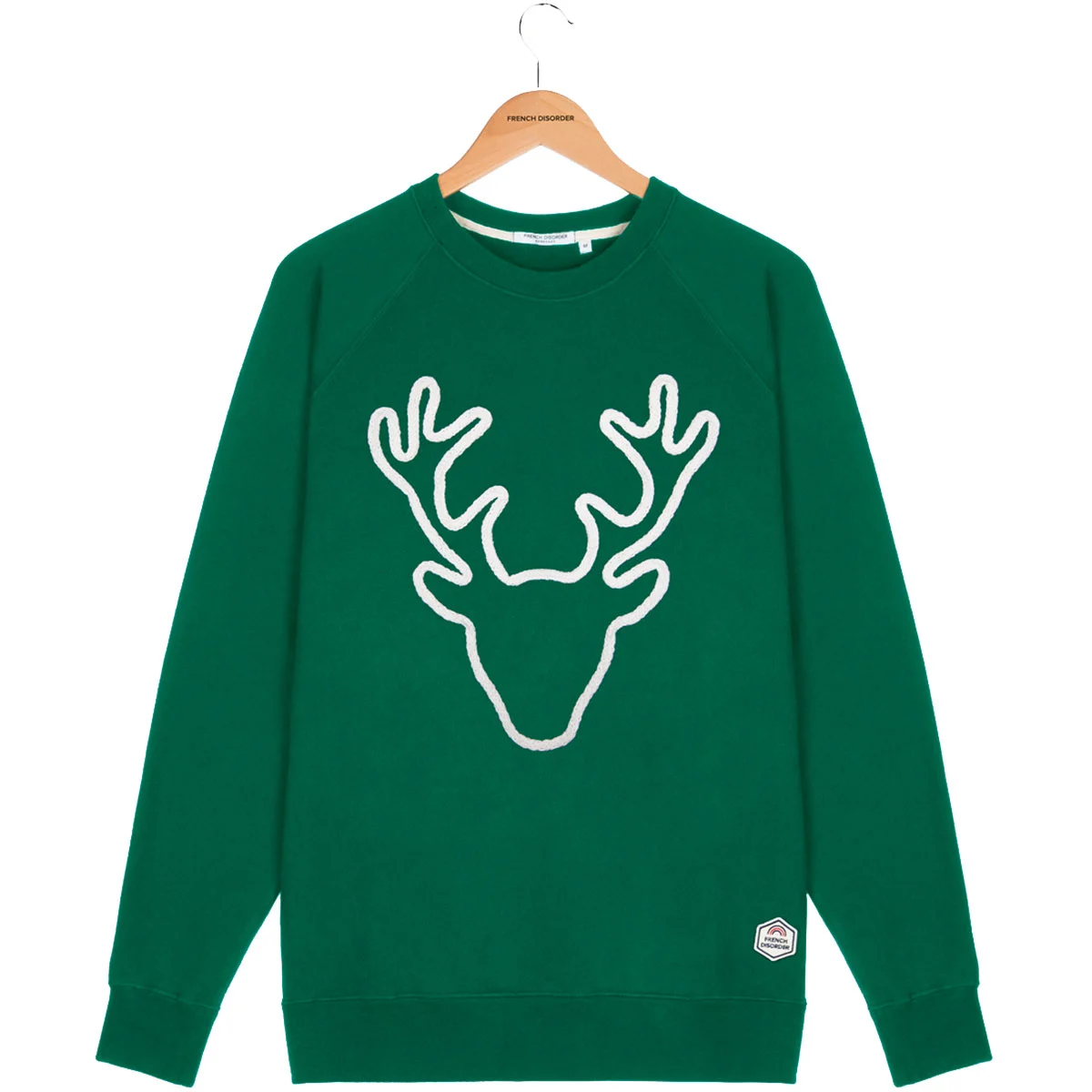 FRENCH DISORDER CLYDE RUDOLPH BOTTLE GREEN  - Sweatshirt