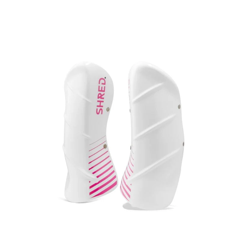 Shred Shin Guard White/Pink Small