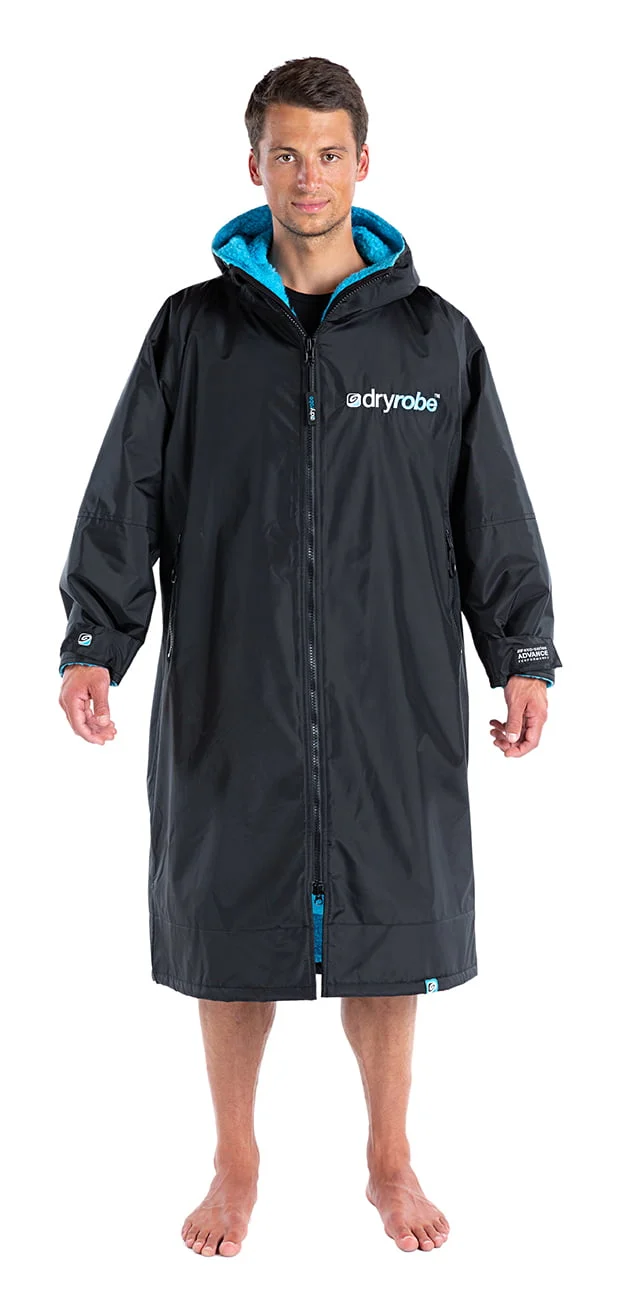 DryRobe Advance Long Sleeve – Black/Blue