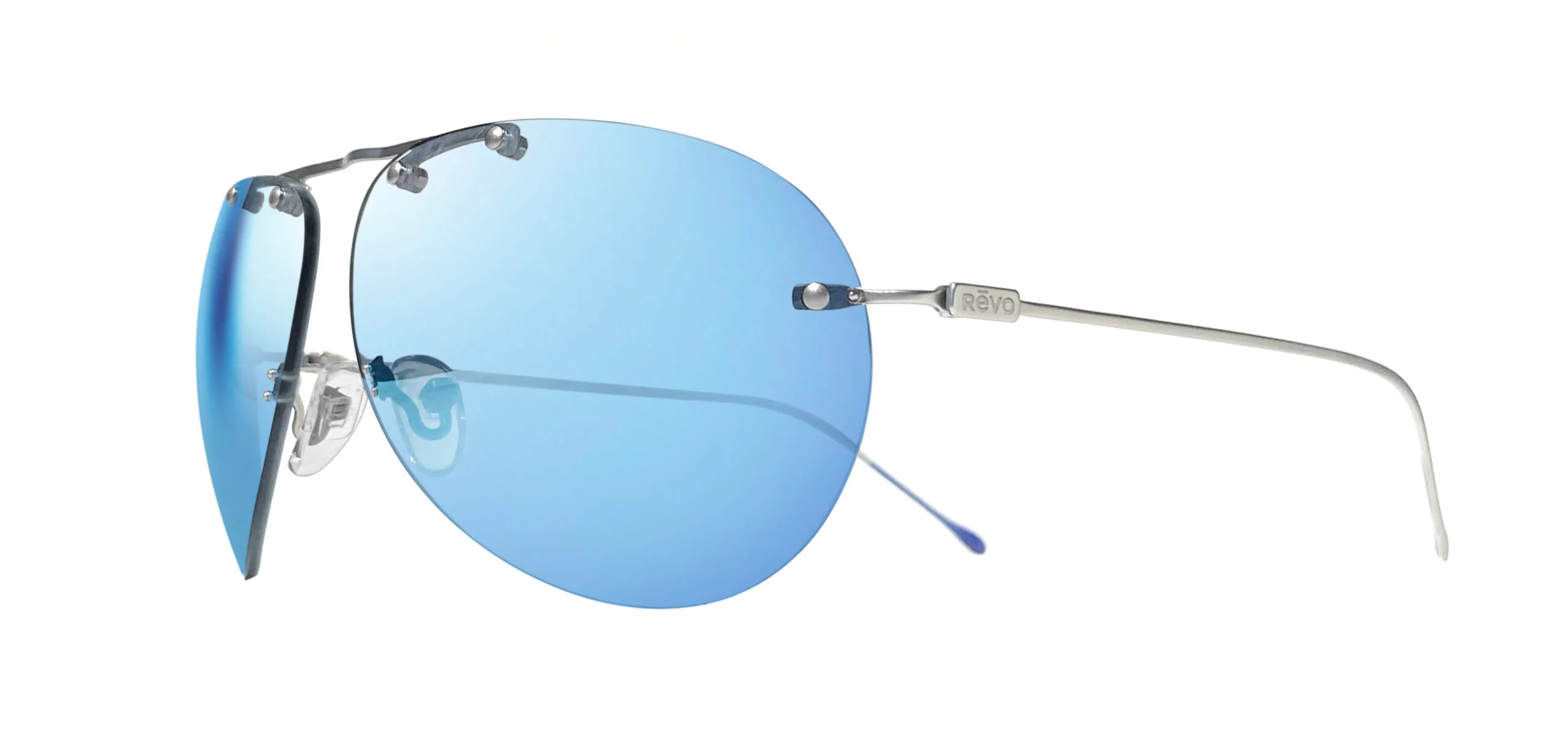 Revo Air 2 – Satin Chrome/Blue Water Photochromic Sunglasses
