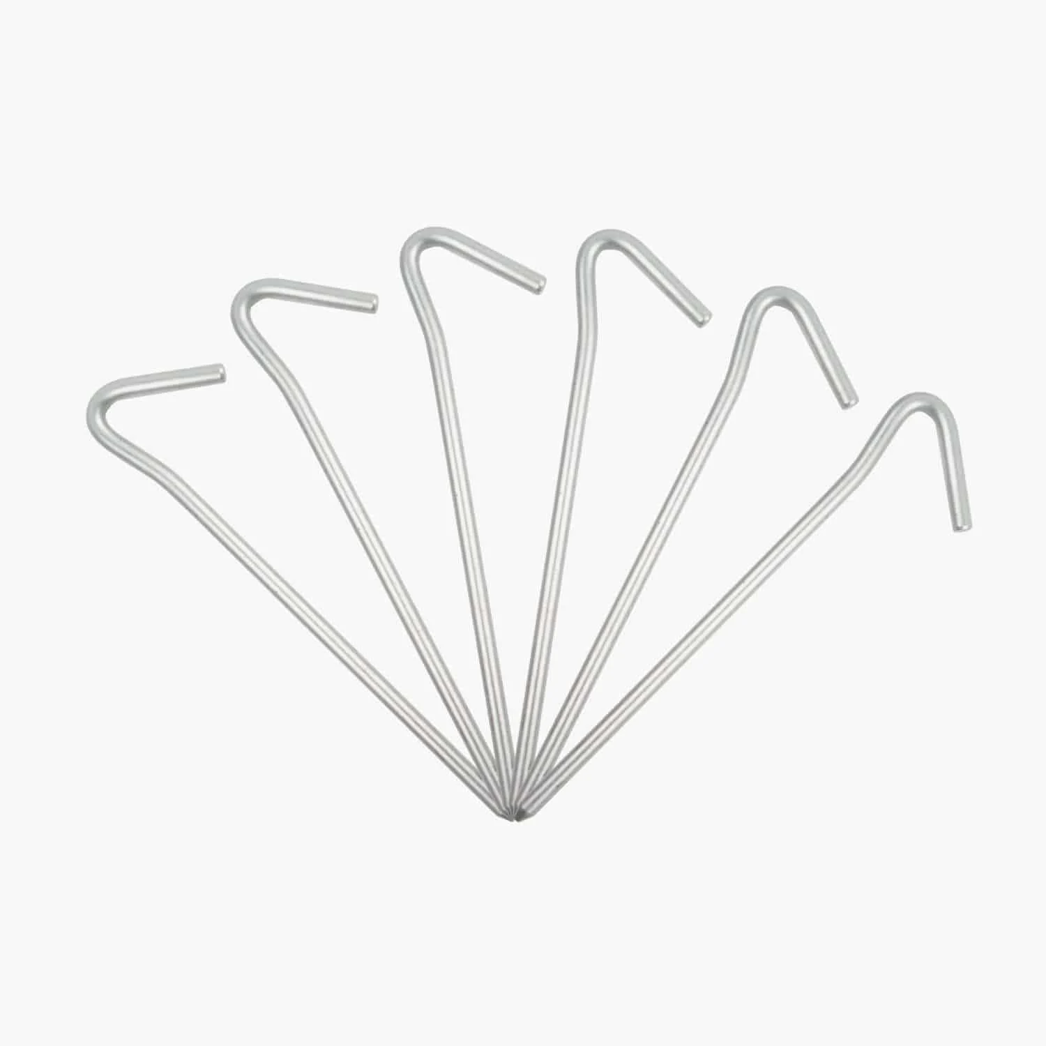 Ultralight Aluminium Tent Pegs – 6 Pack