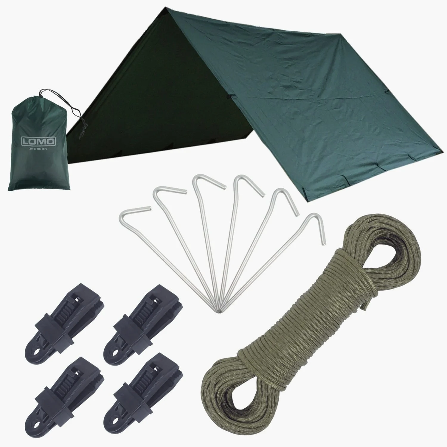 Bushcraft Survival Bivi Shelter Tarp Set