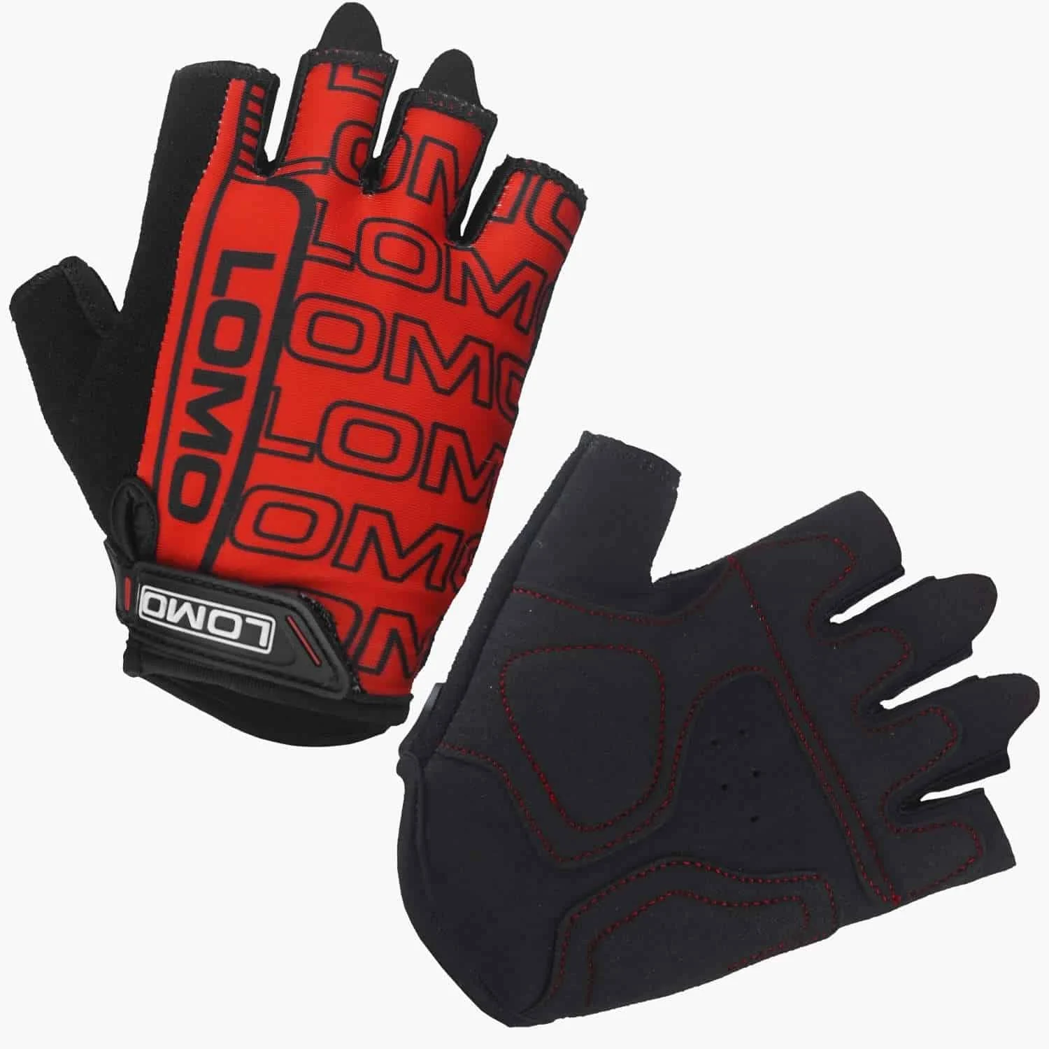 SG2 – Short Finger Cycling Gloves – Red