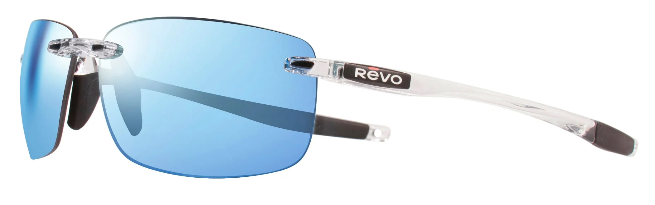 Revo Descend N – Crystal/Blue Water Sunglasses