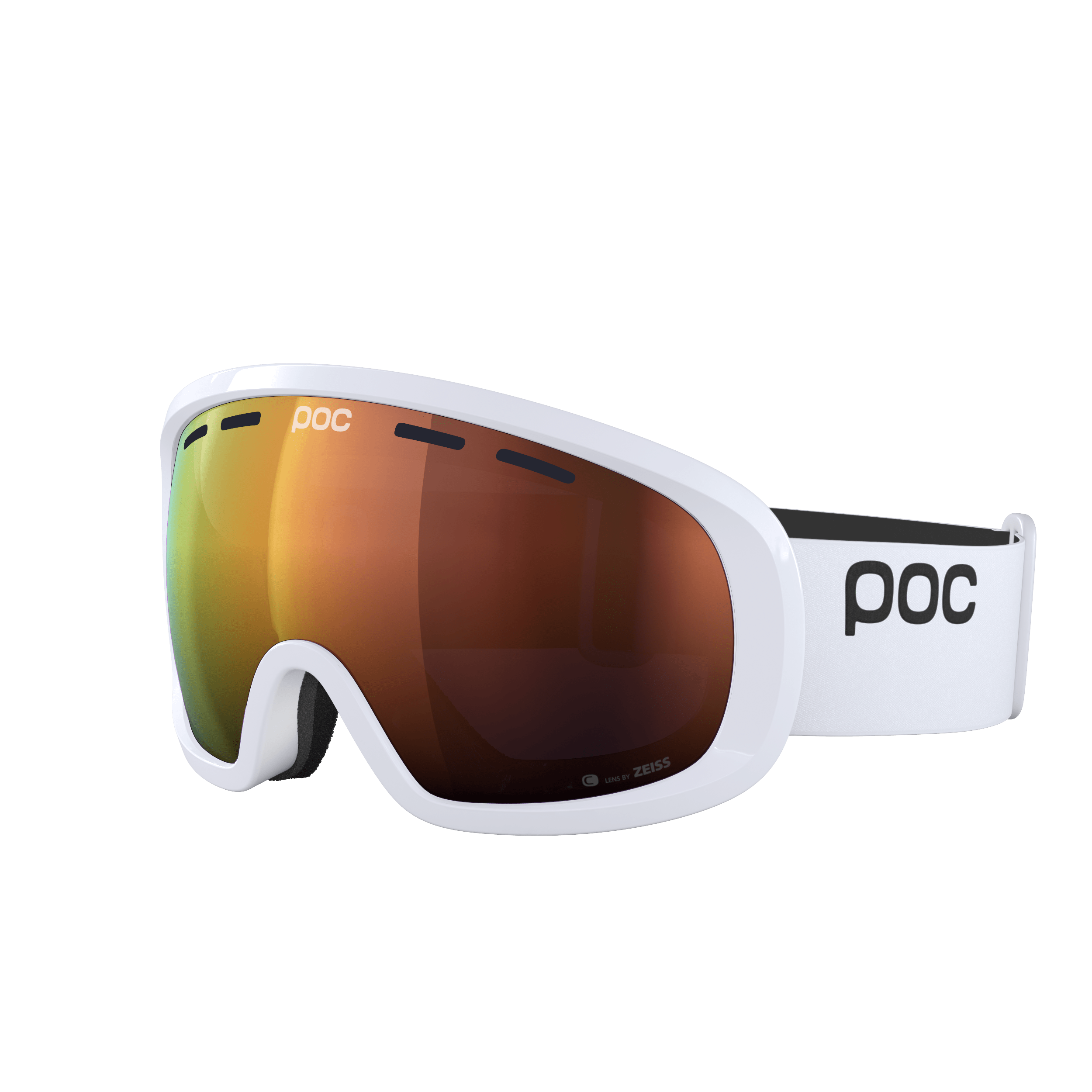 POC Fovea Mid Clarity Hydrogen White Spektris Orange