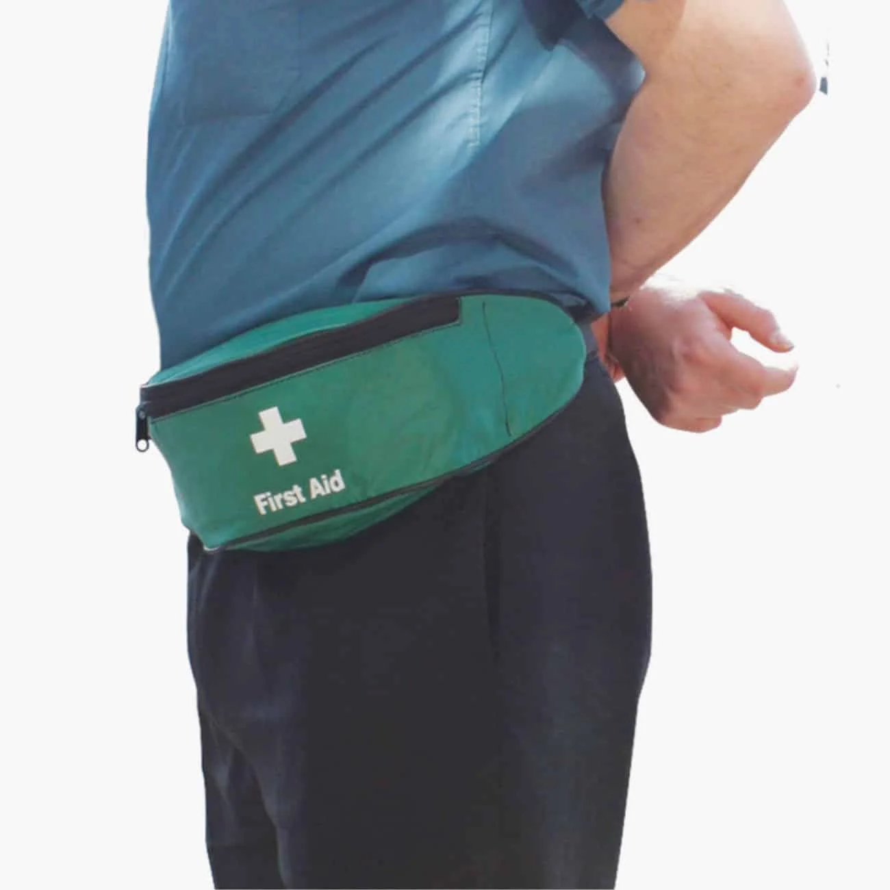 First Aid Bum Bag – Green, Empty